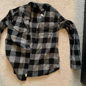 American eagle black flannel